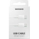 Samsung Regular USB 2.0 Cable USB-C male - USB-C male Λευκό 1m (EP-DA705BWE)