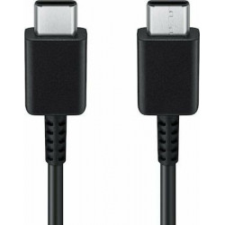 Samsung Regular USB 2.0 Cable USB-C male - USB-C male Μαύρο 1m (EP-DA705BBEGWW)