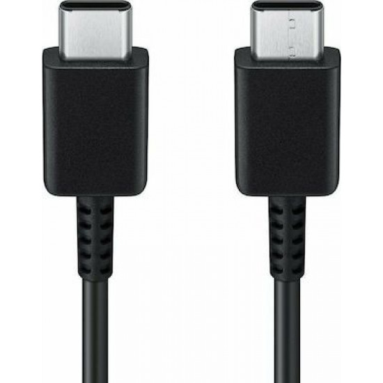 Samsung Regular USB 2.0 Cable USB-C male - USB-C male Μαύρο 1m (EP-DA705BBEGWW)