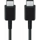 Samsung Regular USB 2.0 Cable USB-C male - USB-C male Μαύρο 1m (EP-DA705BBEGWW)