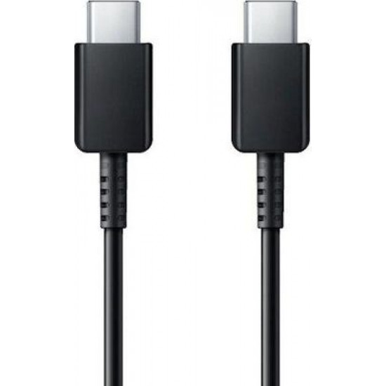Samsung Regular USB 2.0 Cable USB-C male - USB-C male Μαύρο 1m (EP-DA705BBEGWW)