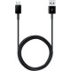 Samsung Regular USB 2.0 Cable USB-C male - USB-A male Μαύρο 1.5m (EP-DG930MBEGWW)