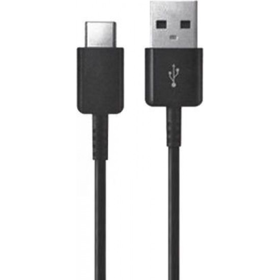 Samsung Regular USB 2.0 Cable USB-C male - USB-A male Μαύρο 1.5m (EP-DG930MBEGWW)