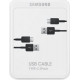 Samsung Regular USB 2.0 Cable USB-C male - USB-A male Μαύρο 1.5m (EP-DG930MBEGWW)