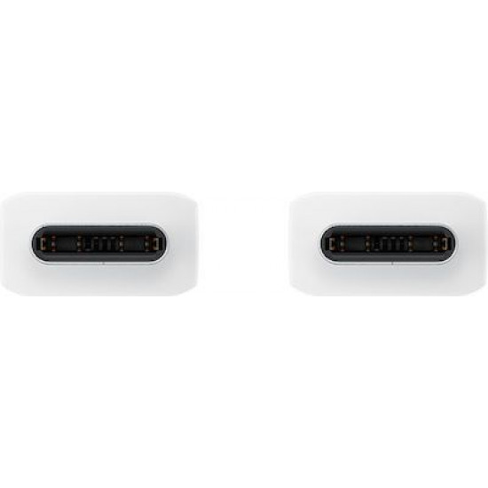Samsung USB 2.0 Cable USB-C male - USB-C male Λευκό 1.8m (EP-DX510JWEGEU)
