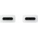 Samsung USB 2.0 Cable USB-C male - USB-C male Λευκό 1.8m (EP-DX510JWEGEU)