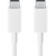 Samsung USB 2.0 Cable USB-C male - USB-C male Λευκό 1.8m (EP-DX510JWEGEU)