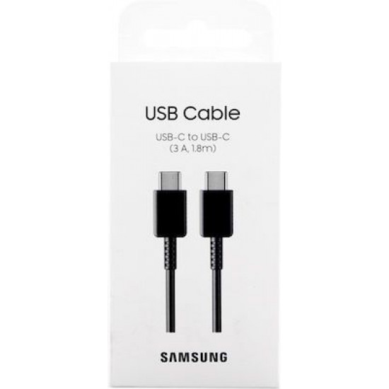 USB 2.0 Cable USB-C male - USB-C male Μαύρο 1.8m (EP-DX310JBEGEU)