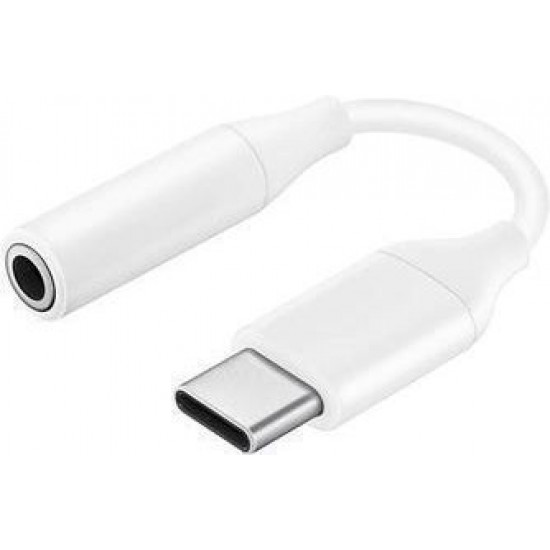 Samsung Μετατροπέας USB-C male σε 3.5mm female Λευκό (EE-UC10JUWEGUS)
