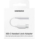 Samsung Μετατροπέας USB-C male σε 3.5mm female Λευκό (EE-UC10JUWEGUS)