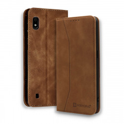 Bodycell Book Case Pu Leather Samsung A10/M10 Brown