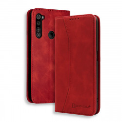 Bodycell Book Case Pu Leather Xiaomi Note 8  Red