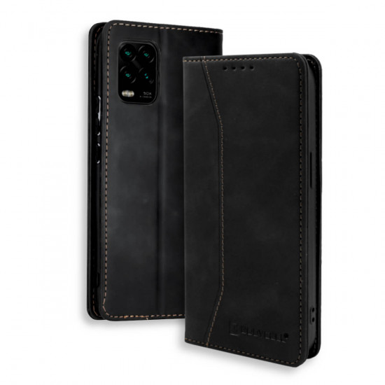 Bodycell Book Case Pu Leather Xiaomi Mi 10 Lite Black