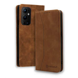 Bodycell Book Case Pu Leather OnePlus 9 Pro Brown