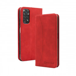 Bodycell Book Case Pu Leather Xiaomi Note 11/11s 4G Red