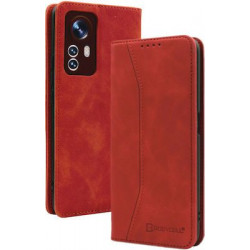 Bodycell Book Case Pu Leather Xiaomi Note 12 Pro 4G Red