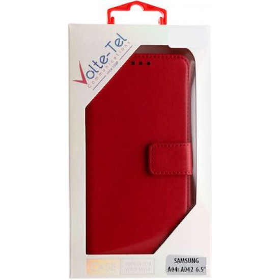 Bodycell Book Case Pu Leather iPhone 15  Red