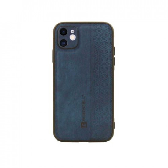Bodycell Pattern Leather Backcover iPhone 11  Blue