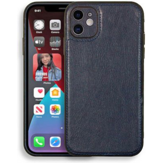 Bodycell Pattern Leather Backcover iPhone 11  Blue