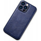 Bodycell Pattern Leather Backcover iPhone 11  Blue