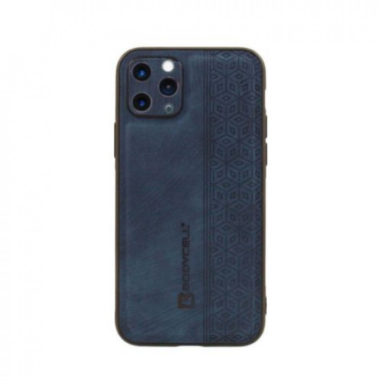 Bodycell Pattern Leather Backcover iPhone 11 Pro Max Blue