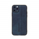 Bodycell Pattern Leather Backcover iPhone 11 Pro Max Blue