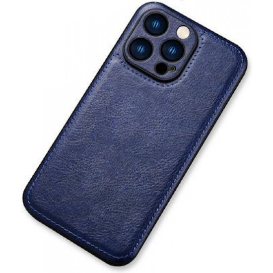 Bodycell Pattern Leather Backcover iPhone 11 Pro Max Blue