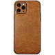 Bodycell Pattern Leather Backcover iPhone 11 Pro Max Brown