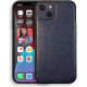 Bodycell Pattern Leather Backcover iPhone 14 Plus Blue