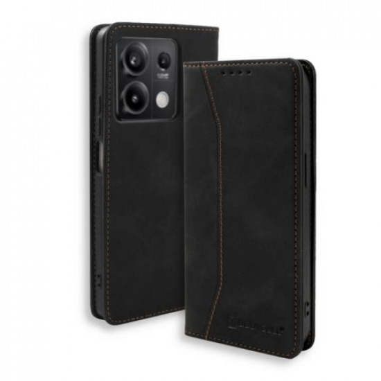 Bodycell Book Case Pu Leather Xiaomi Note 13 5G Black