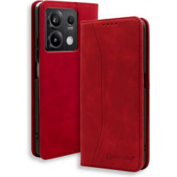 Bodycell Book Case Pu Leather Xiaomi Note 13 5G Red