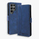 Bodycell Book Case Pu Leather Samsung S24 Ultra Blue