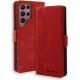 Bodycell Book Case Pu Leather Samsung S24 Ultra Red