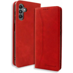 Bodycell Book Case Pu Leather Samsung A25 Red