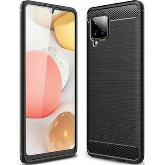 Θήκη TPU Ancus Carbon Series για Samsung SM-A426B Galaxy A42 Μαύρη
