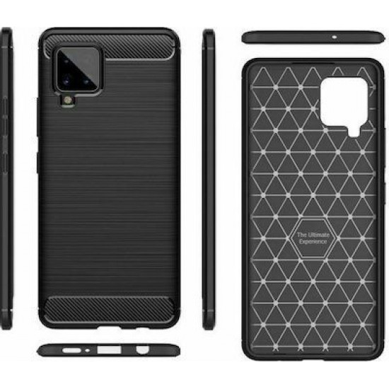 Θήκη TPU Ancus Carbon Series για Samsung SM-A426B Galaxy A42 Μαύρη