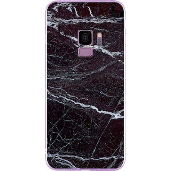 Silicon Marble Case Samsung S9 SM14 Black/White