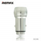 REMAX  Adapter USB 12V DUAL 2.4A Silver