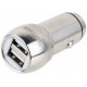 REMAX  Adapter USB 12V DUAL 2.4A Silver