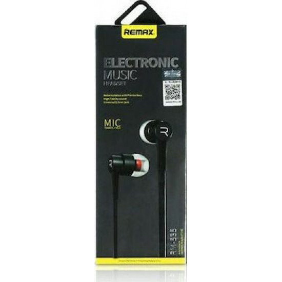 REMAX  Earphones RM-535i 3.5mm Black
