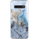 Silicon Marble Case Samsung S10 SM1 Blue