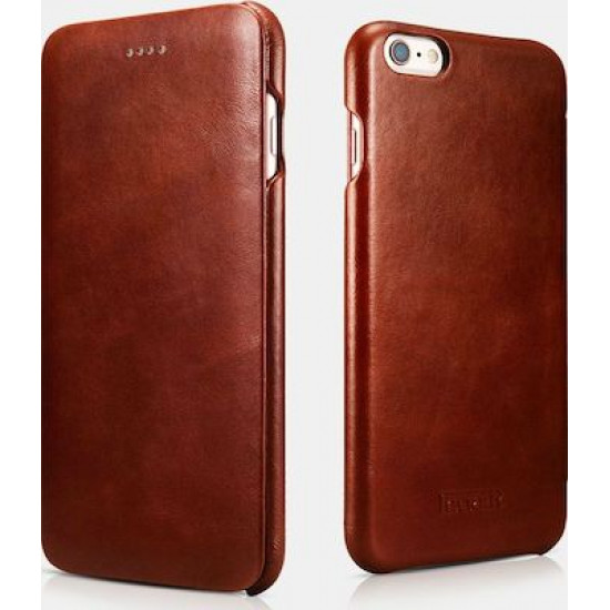 iCarer RIP 622 iPhone 6/6s Curved Edge Brown