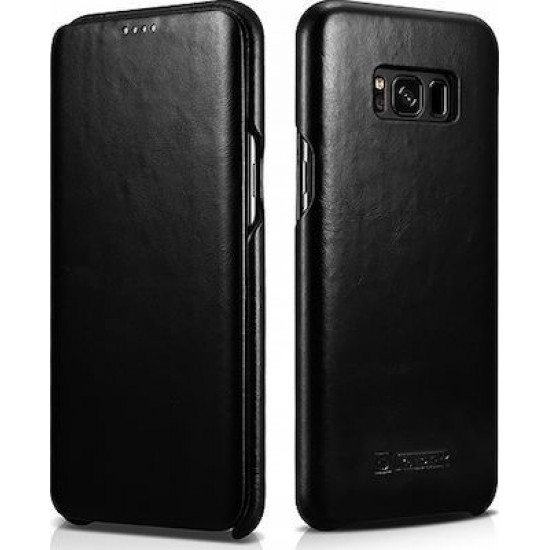 iCarer-Xoomz RS 99001 PU Leather Samsung S8 Black