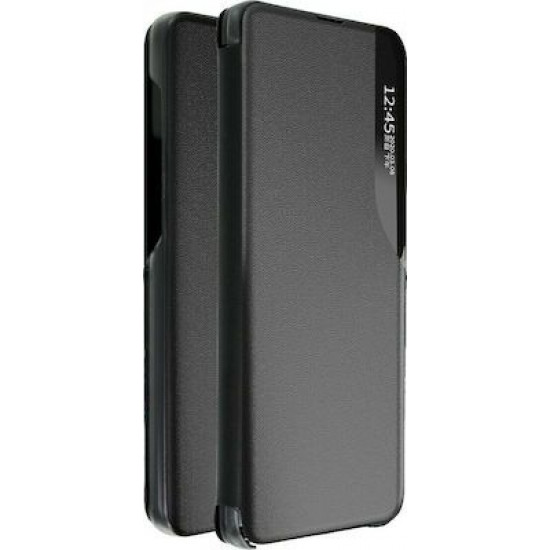 Θήκη Book Ancus Smart Flip για Samsung SM-A525F Galaxy Α52 / SM-A526B Galaxy A52 5G TPU Μαύρο