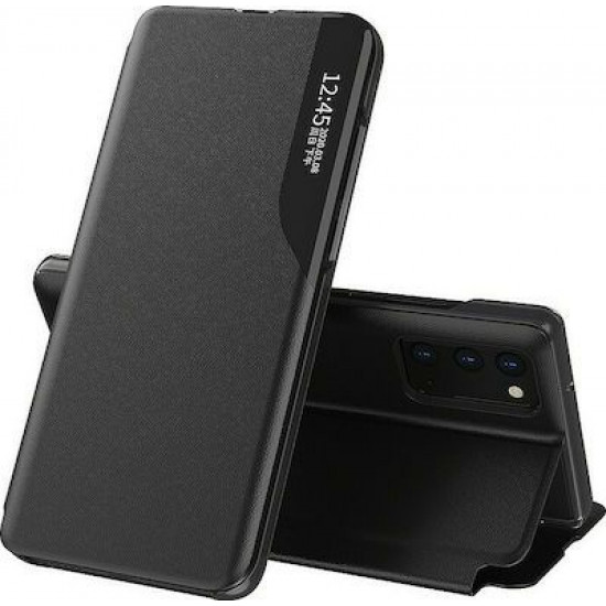 Θήκη Book Ancus Smart Flip για Samsung SM-A525F Galaxy Α52 / SM-A526B Galaxy A52 5G TPU Μαύρο