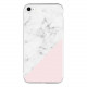 Silicon Marble Case iPhone 7/8/SE 2020 SM9 White/Pink