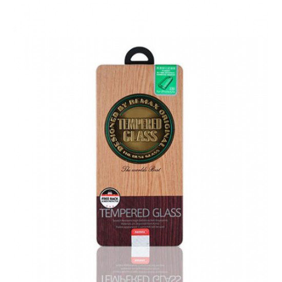 REMAX  TEMPERED Glass Round Cut 0.2mm For IPhone 6/6s Plus Metal