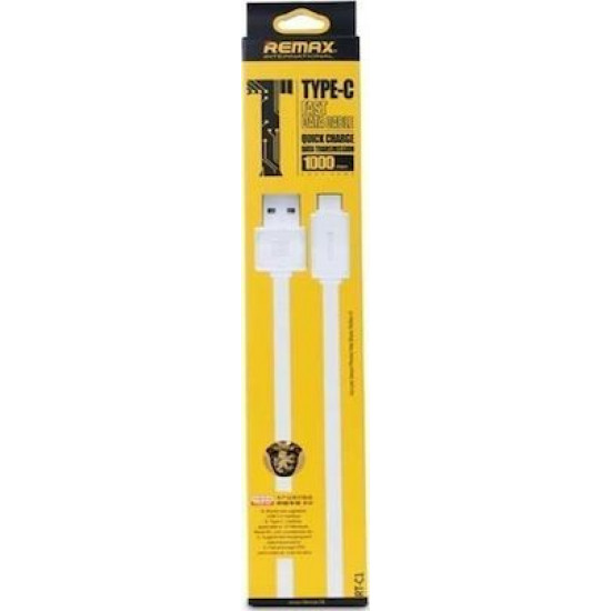 REMAX  DATA Cable Full Speed Type-C 1m White