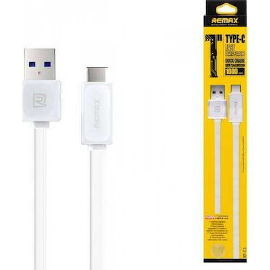 REMAX  DATA Cable Full Speed Type-C 1m White