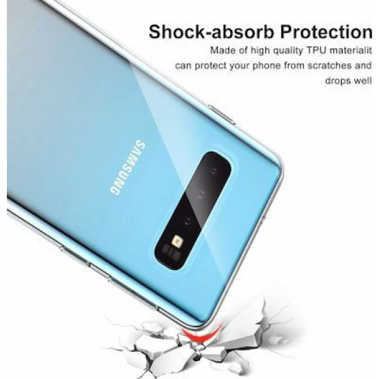 Silicon Case For Samsung S10 Clear